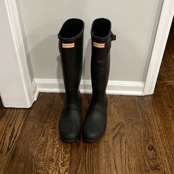 Black hunter rain boots - Picture 1 of 2
